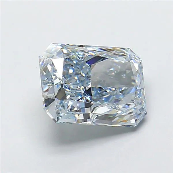 2.41ct Radiant Lab Grown Diamond (Colour Fancy Blue, Clarity VVS1, IGI Certified)