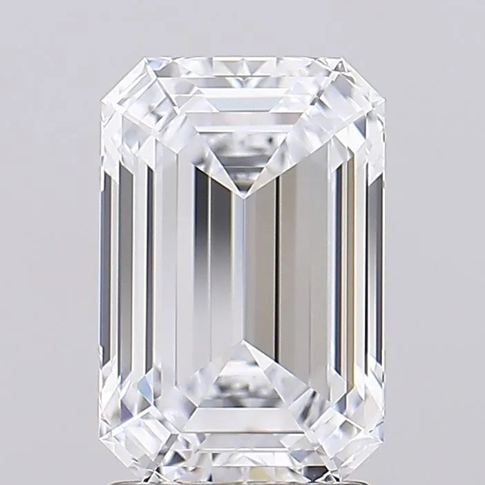 2.42ct Emerald Lab Grown Diamond (Colour E, Clarity IF, IGI Certified)