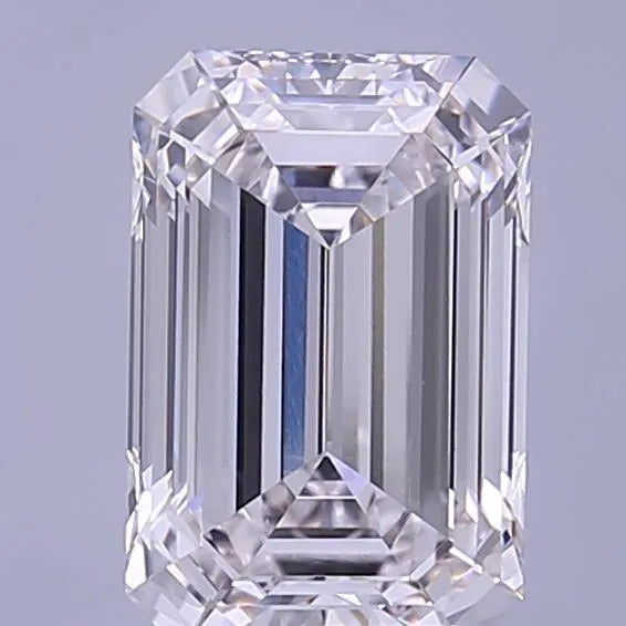 2.42ct Emerald Lab Grown Diamond (Colour F, Clarity VVS2, IGI Certified)