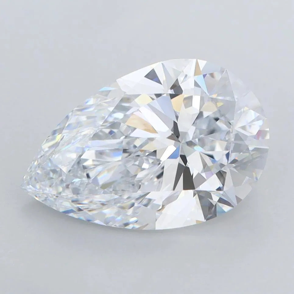 2.42ct Pear Lab Grown Diamond (Colour D, Clarity FL, IGI Certified)