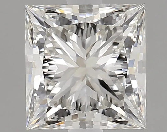 2.42ct Princess Lab Grown Diamond (Colour H, Clarity VVS2, Cut EX, IGI Certified)
