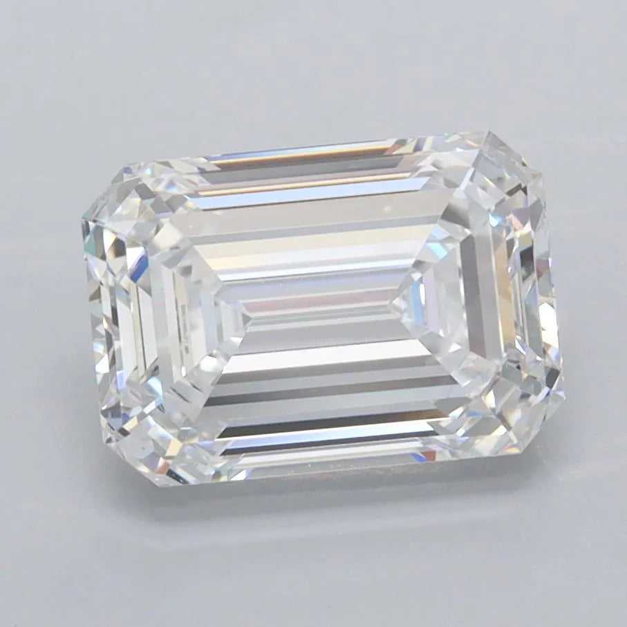 2.43ct Emerald Lab Grown Diamond (Colour D, Clarity FL, IGI Certified)