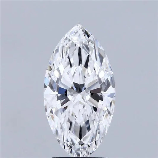 2.43ct Marquise Lab Grown Diamond (Colour D, Clarity VVS1, IGI Certified)