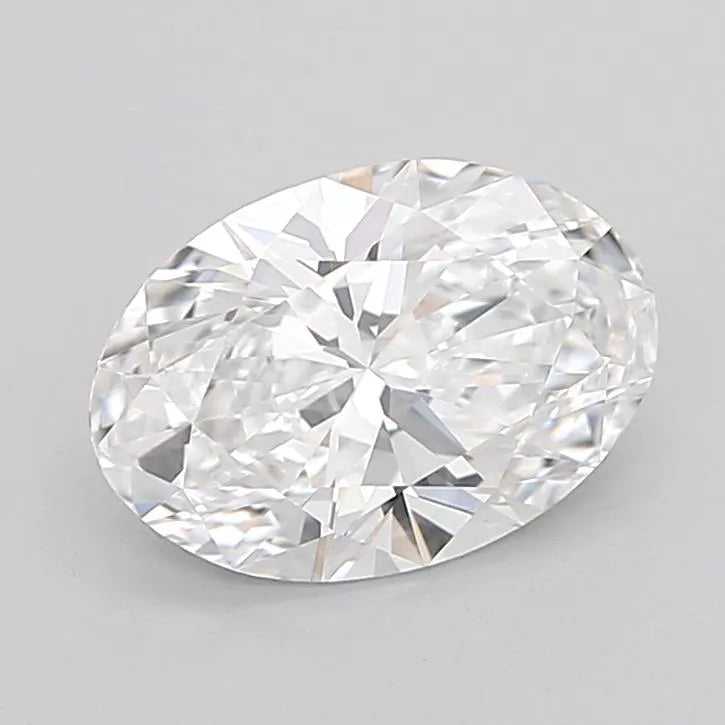 2.43ct Oval Lab Grown Diamond (Colour D, Clarity IF, Cut EX, IGI Certified)