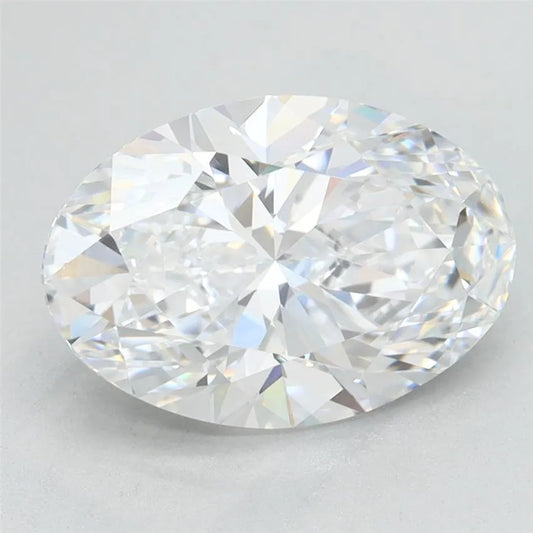 2.43ct Oval Lab Grown Diamond (Colour D, Clarity IF, GIA Certified)