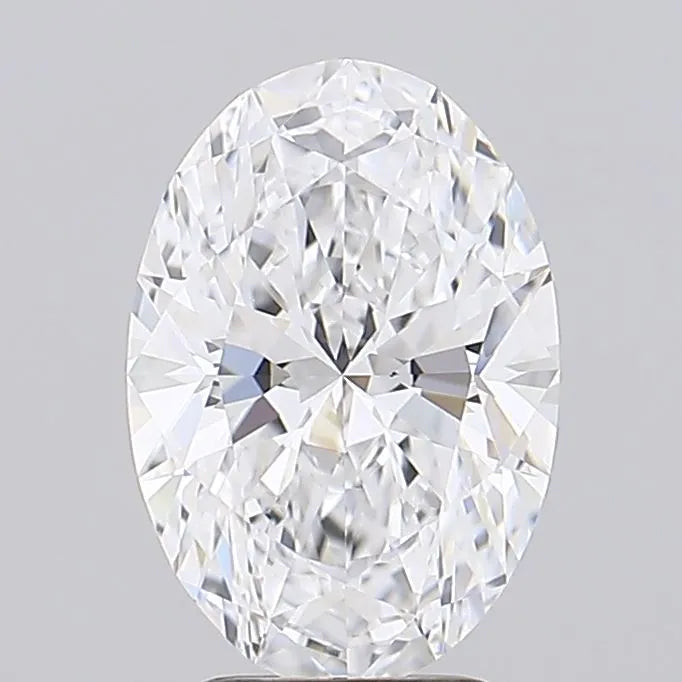2.43ct Oval Lab Grown Diamond (Colour D, Clarity VVS2, IGI Certified)