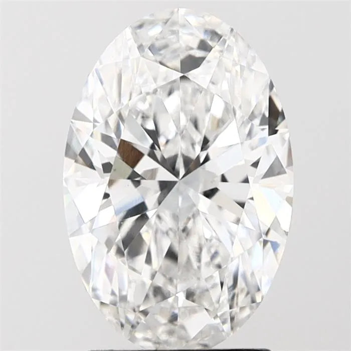 2.43ct Oval Lab Grown Diamond (Colour E, Clarity VVS2, IGI Certified)