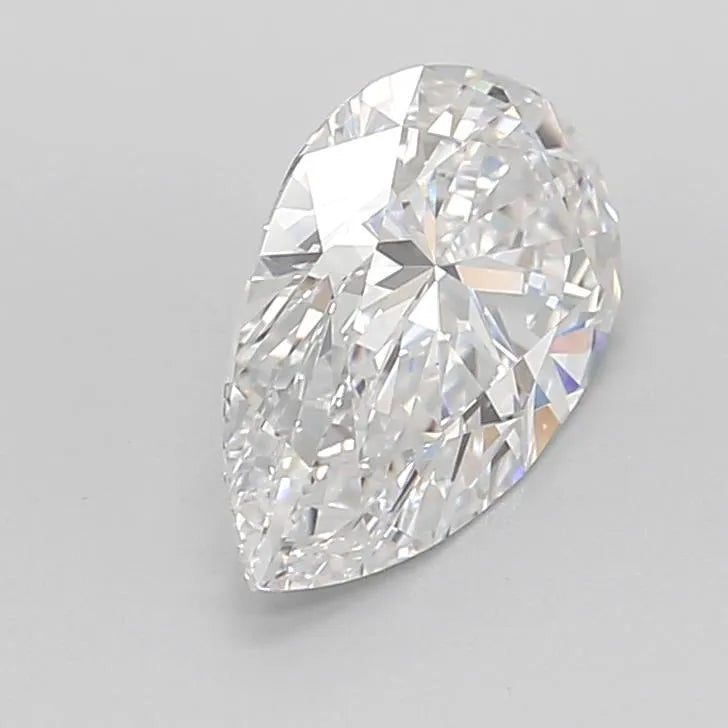 2.43ct Pear Lab Grown Diamond (Colour D, Clarity IF, Cut EX, IGI Certified)