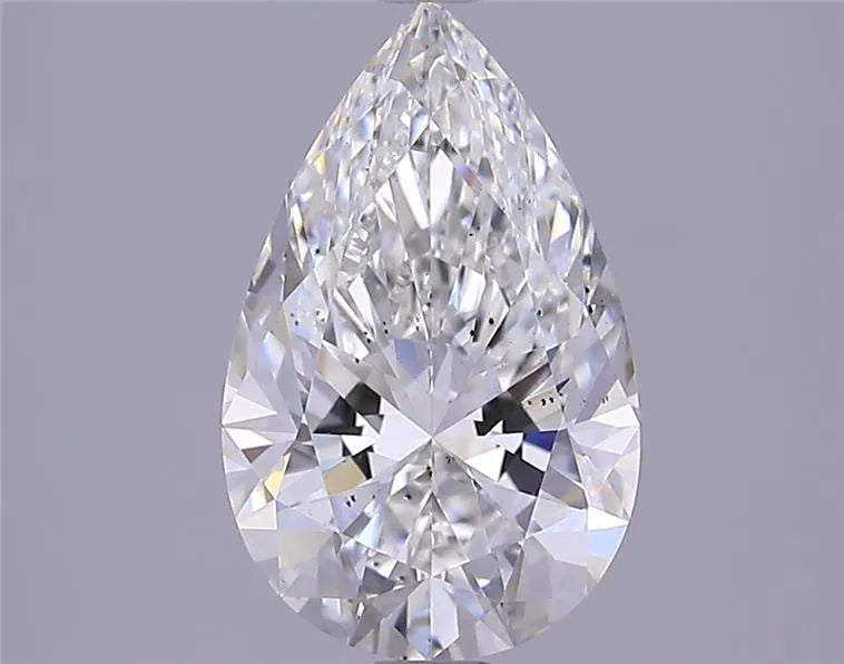 2.43ct Pear Lab Grown Diamond (Colour F, Clarity SI1, IGI Certified)
