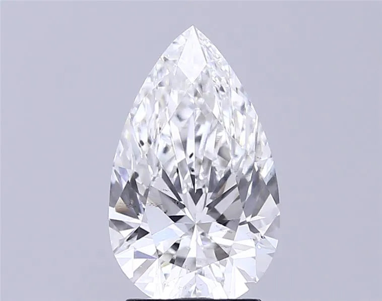 2.44ct Pear Lab Grown Diamond (Colour E, Clarity SI1, IGI Certified)