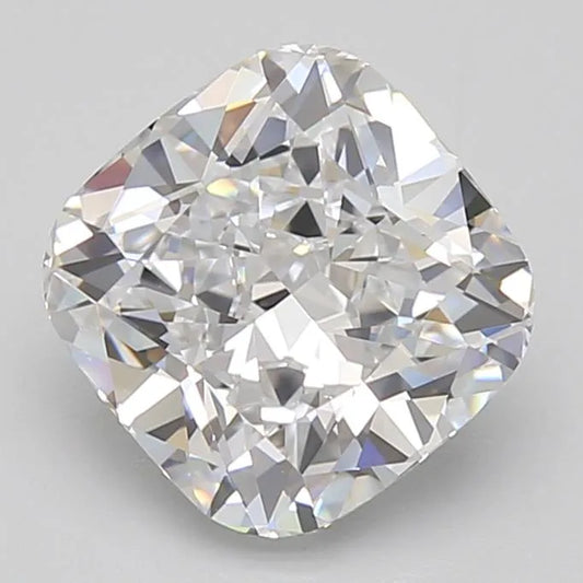 2.45ct Cushion brilliant Lab Grown Diamond (Colour D, Clarity IF, GIA Certified)