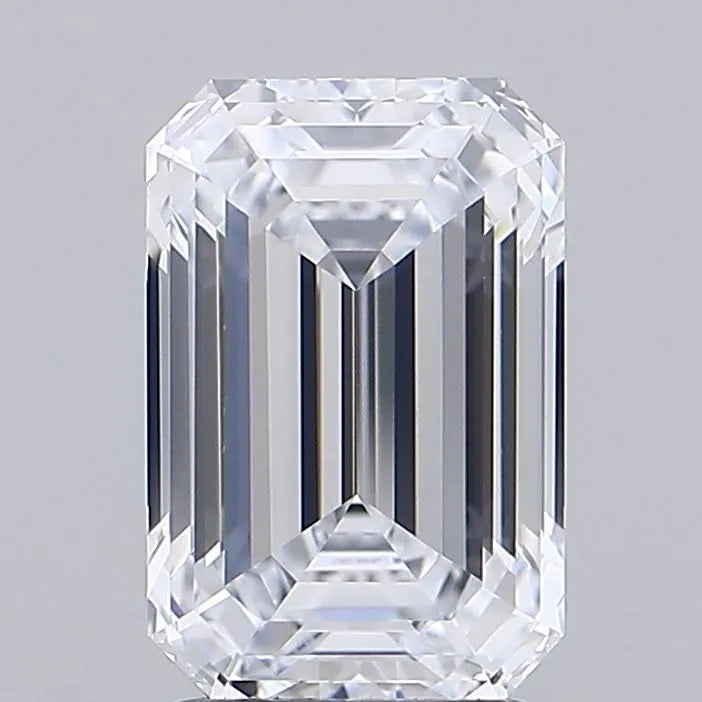 2.45ct Emerald Lab Grown Diamond (Colour E, Clarity FL, IGI Certified)