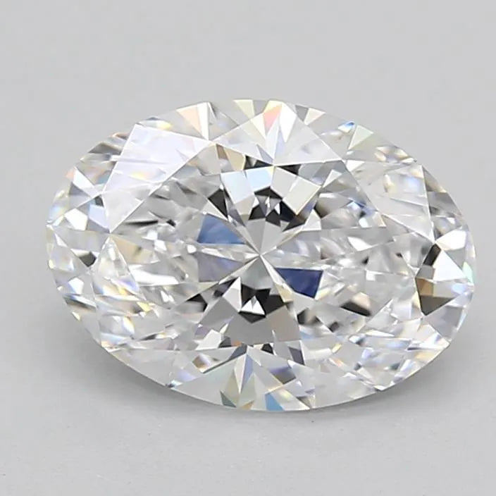 2.45ct Oval Lab Grown Diamond (Colour D, Clarity IF, GIA Certified)