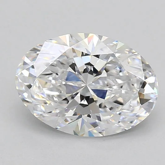 2.45ct Oval Lab Grown Diamond (Colour D, Clarity IF, GIA Certified)