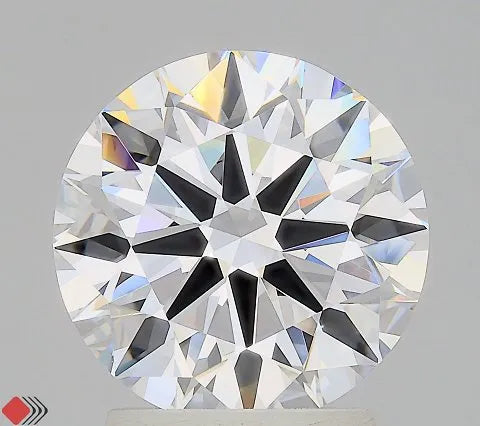 2.45ct Round Lab Grown Diamond (Colour D, Clarity IF, Cut ID, IGI Certified)