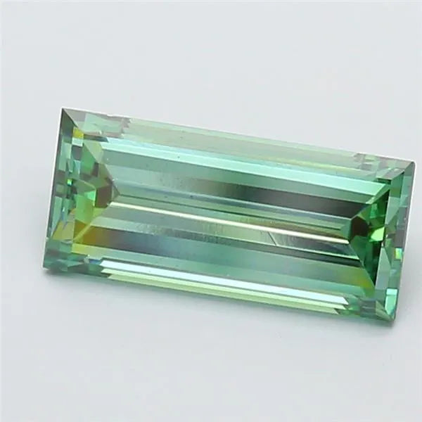 2.46ct Baguette Lab Grown Diamond (Colour Fancy Vivid Green, Clarity VS2, IGI Certified)