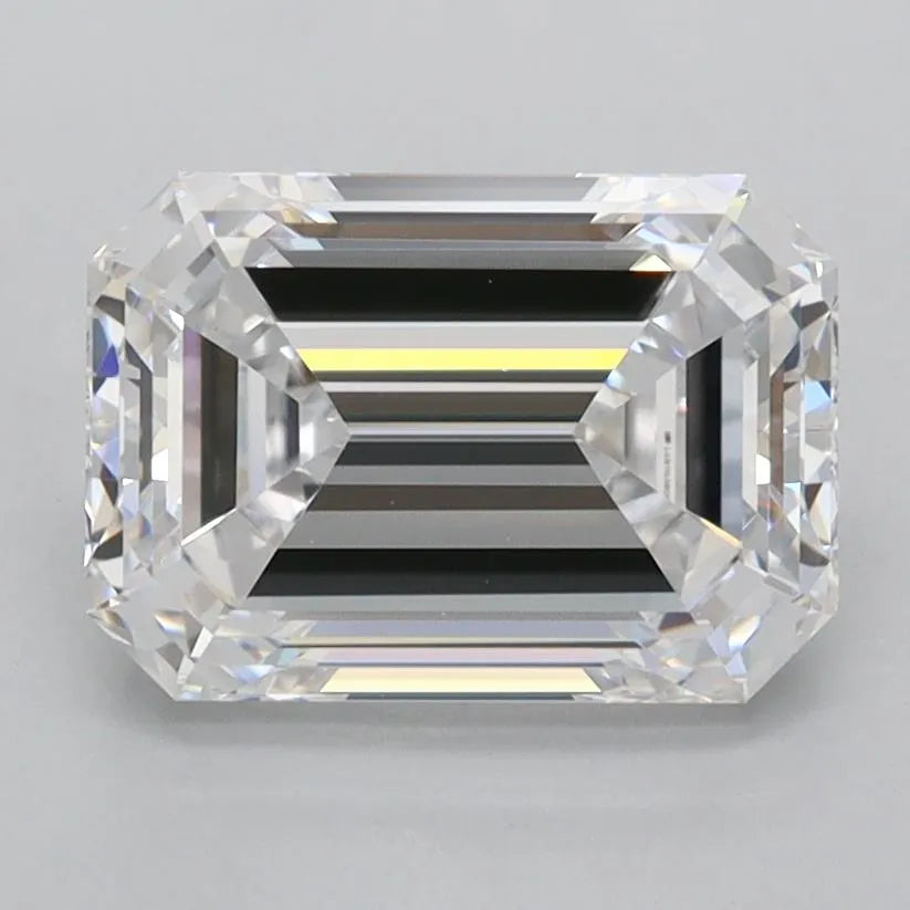 2.46ct Emerald Lab Grown Diamond (Colour D, Clarity FL, IGI Certified)