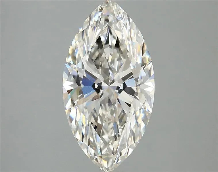 2.46ct Marquise Lab Grown Diamond (Colour F, Clarity VVS2, IGI Certified)