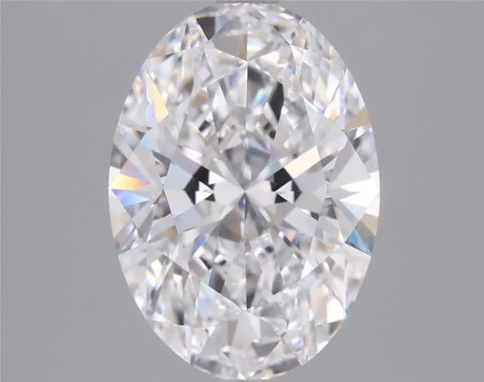 2.46ct Oval Lab Grown Diamond (Colour D, Clarity VVS1, IGI Certified)