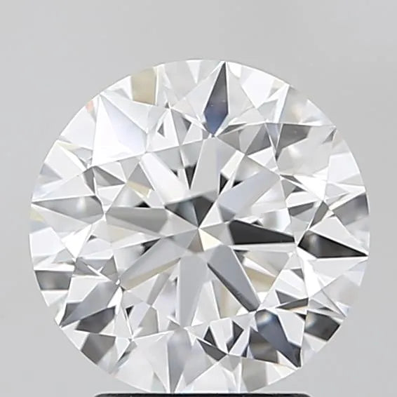 2.46ct Round Lab Grown Diamond (Colour D, Clarity VVS1, Cut EX, IGI Certified)