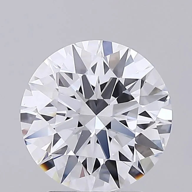 2.46ct Round Lab Grown Diamond (Colour E, Clarity IF, Cut ID, IGI Certified)