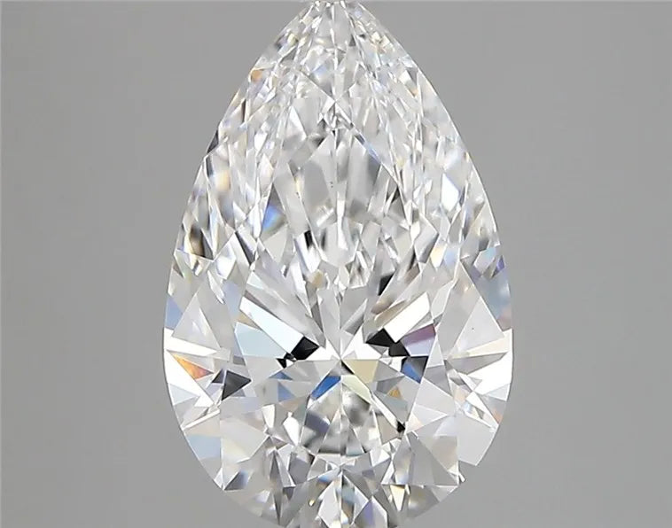 2.49ct Pear Lab Grown Diamond (Colour D, Clarity VVS2, IGI Certified)
