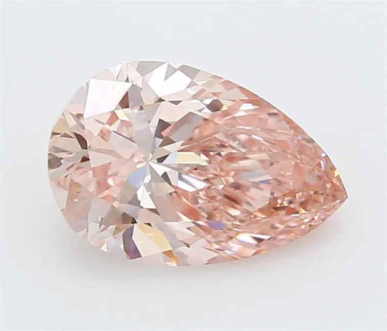 2.49ct Pear Lab Grown Diamond (Colour Fancy Intense Pink, Clarity VVS1, IGI Certified)