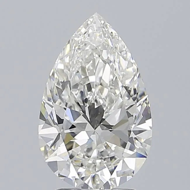 2.49ct Pear Lab Grown Diamond (Colour G, Clarity VVS2, IGI Certified)