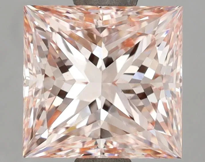 2.49ct Princess Lab Grown Diamond (Colour Fancy Pink, Clarity VS1, IGI Certified)
