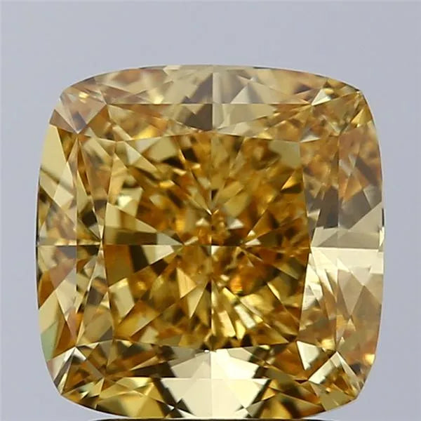 2.50ct Cushion brilliant Lab Grown Diamond (Colour Fancy Vivid Yellow, Clarity VVS2, IGI Certified)