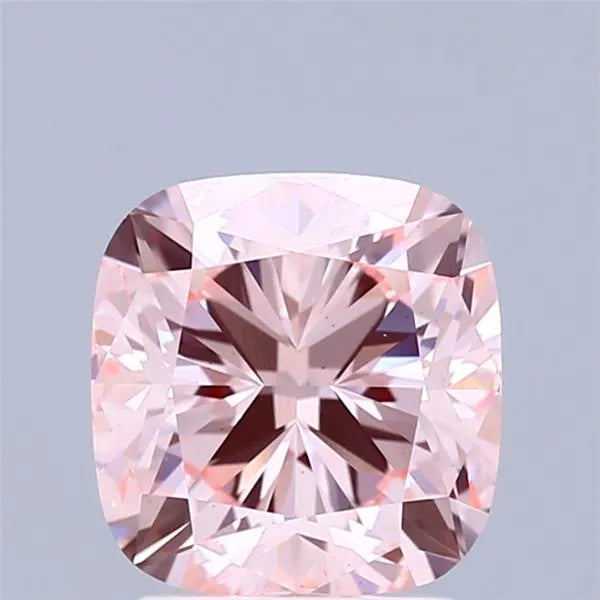 2.50ct Cushion modified Lab Grown Diamond (Colour Fancy Intense Pink, Clarity VS2, IGI Certified)