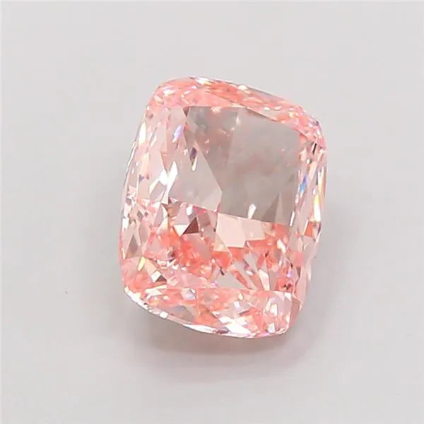 2.50ct Cushion modified Lab Grown Diamond (Colour Fancy Vivid Pink, Clarity VS1, IGI Certified)