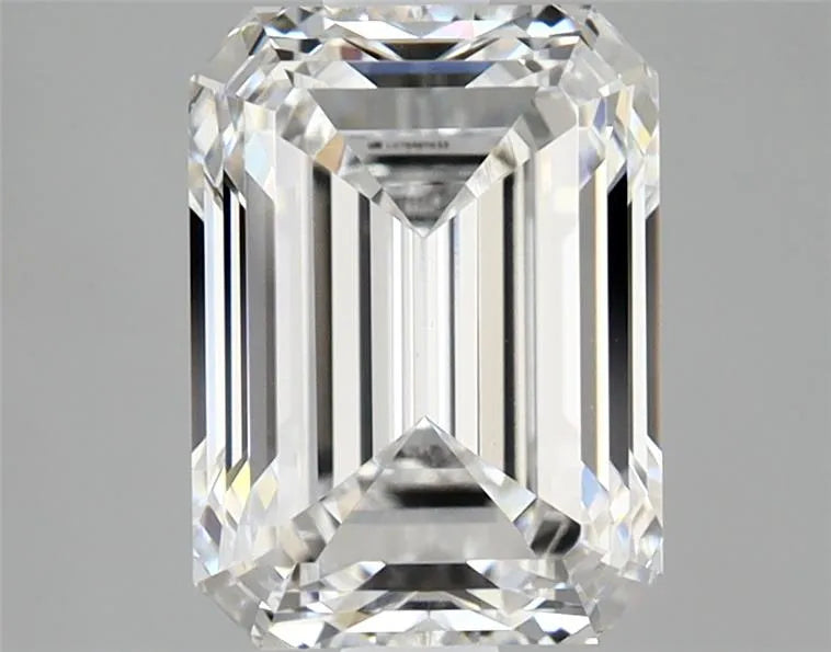 2.50ct Emerald Lab Grown Diamond (Colour D, Clarity VVS2, IGI Certified)