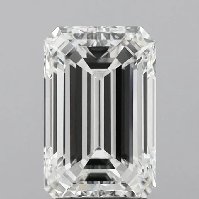 2.50ct Emerald Lab Grown Diamond (Colour F, Clarity VVS2, IGI Certified)