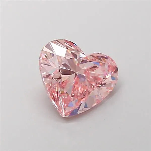 2.50ct Heart Lab Grown Diamond (Colour Fancy Intense Pink, Clarity VS2, IGI Certified)