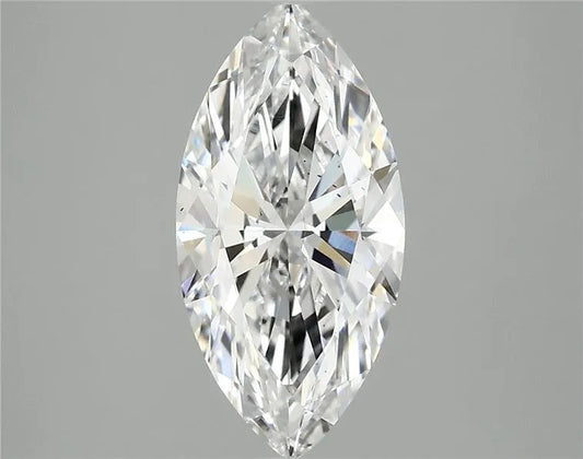 2.50ct Marquise Lab Grown Diamond (Colour D, Clarity SI1, IGI Certified)