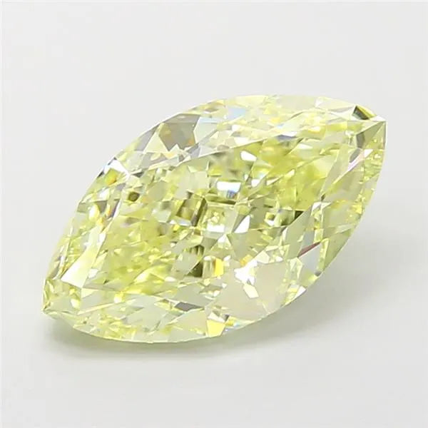 2.50ct Marquise Lab Grown Diamond (Colour Fancy Light Yellow, Clarity VS2, IGI Certified)