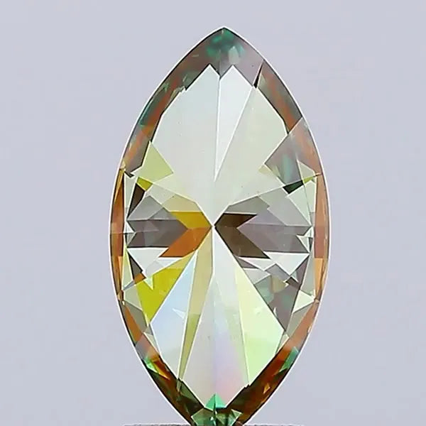 2.50ct Marquise Lab Grown Diamond (Colour Fancy Vivid Green, Clarity VVS2, IGI Certified)