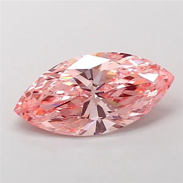 2.50ct Marquise Lab Grown Diamond (Colour Fancy Vivid Pink, Clarity VS1, IGI Certified)