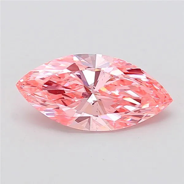 2.50ct Marquise Lab Grown Diamond (Colour Fancy Vivid Pink, Clarity VS2, IGI Certified)