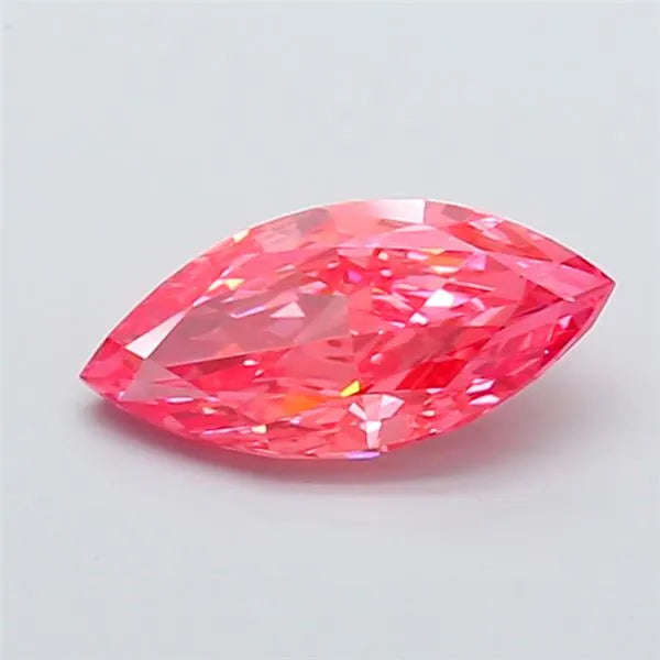2.50ct Marquise Lab Grown Diamond (Colour Fancy Vivid Pink, Clarity VVS2, IGI Certified)