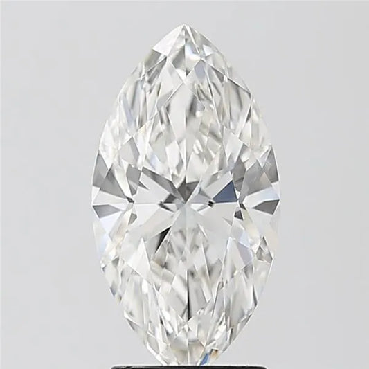 2.50ct Marquise Lab Grown Diamond (Colour G, Clarity VVS1, IGI Certified)