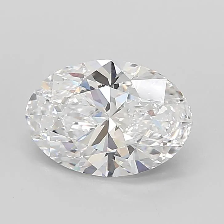 2.50ct Oval Lab Grown Diamond (Colour D, Clarity FL, Cut EX, IGI Certified)
