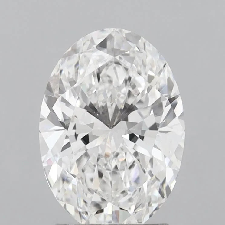 2.50ct Oval Lab Grown Diamond (Colour D, Clarity FL, IGI Certified)