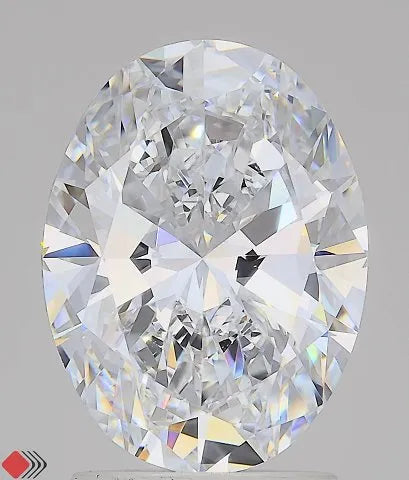 2.50ct Oval Lab Grown Diamond (Colour D, Clarity VVS1, IGI Certified)