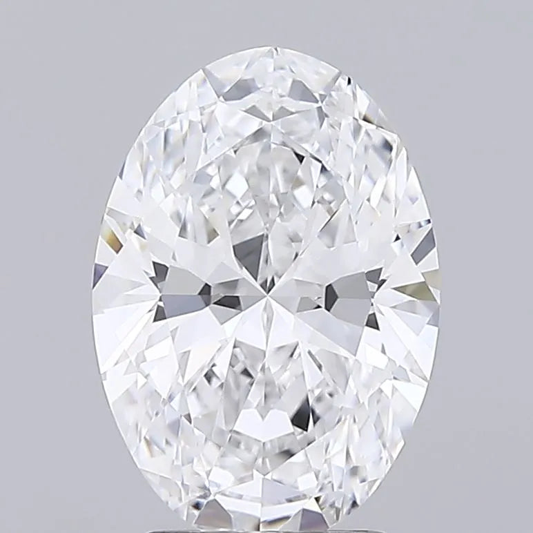 2.50ct Oval Lab Grown Diamond (Colour D, Clarity VVS1, IGI Certified)