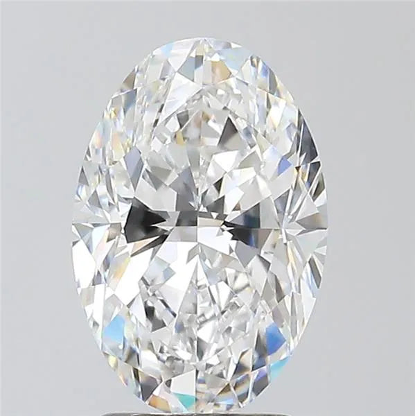 2.50ct Oval Lab Grown Diamond (Colour D, Clarity VVS2, IGI Certified)