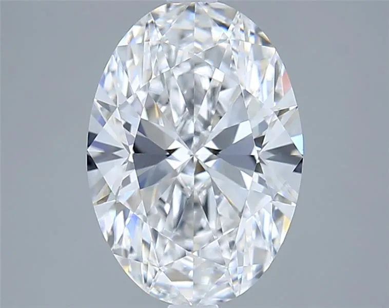 2.50ct Oval Lab Grown Diamond (Colour D, Clarity VVS2, IGI Certified)