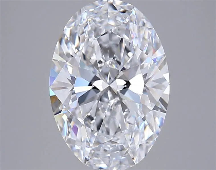 2.50ct Oval Lab Grown Diamond (Colour D, Clarity VVS2, IGI Certified)