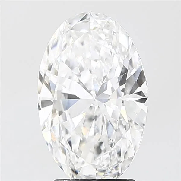 2.50ct Oval Lab Grown Diamond (Colour D, Clarity VVS2, IGI Certified)